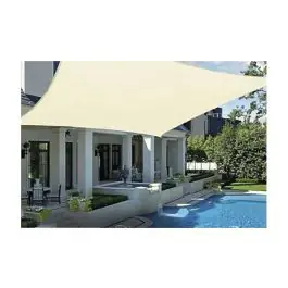 Toldo vela sombreo cuadrado polyester 160gr 03x03m crema natuur