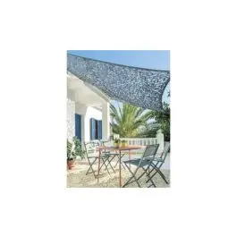 Toldo vela sombreo cuadrado camuflaje 03x03m gris natuur