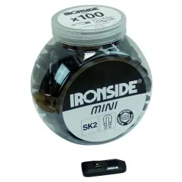 Cuter multiusos de bolsillo abs+magenta, 100 uds 63x30mm ironside