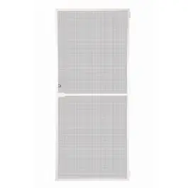 Mosquitera puerta abatible 100x210cm blanca schellenberg