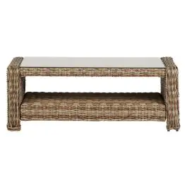 Mesa baja ratan natural import - Schou