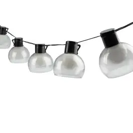 Guirnalda solar led helios negro 15lm 2700k garza