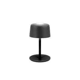 Lampara led dedalo portatil negro 150lm 3000k recargable garza