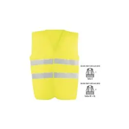Chaleco alta visibilidad amarillo talla l juba
