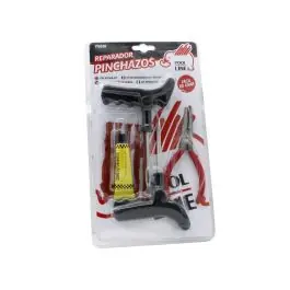 Reparador pinchazo neumatico mecha kit pool line