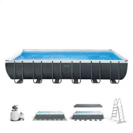 Piscina desmontable rectangular ultra xtr 31.800 l depuradora arena 7.900 l/h 366 x 132 x 732 cm intex