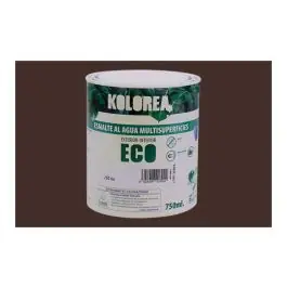 Esmalte al agua eco satinado 750 ml pardo kolorea
