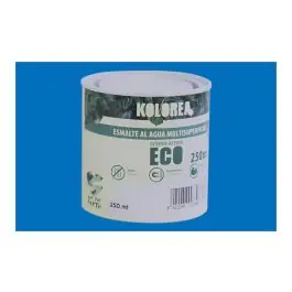 Esmalte al agua eco satinado 250 ml azul luminoso kolorea