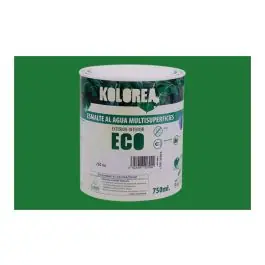 Esmalte al agua eco satinado 750 ml verde primavera kolorea