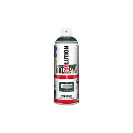 Pintura spray acrilica evolution brillo 520 cc ral 6005 verde musgo pintyplus