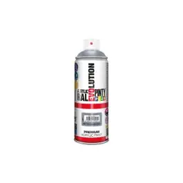 Pintura spray acrilica evolution brillo 520 cc ral 7001 gris plata pintyplus