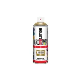 Pintura spray acrilica evolution brillo 520 cc ev151 oro pintyplus