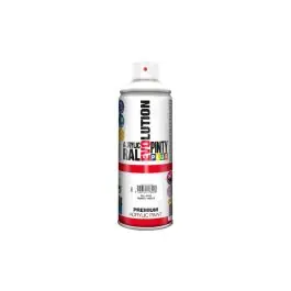 Pintura spray acrilica evolution brillo 520 cc ral 9016 blanco trafico pintyplus
