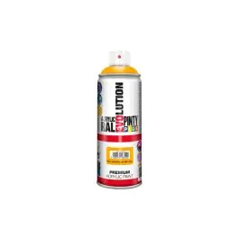 Pintura spray acrilica evolution brillo 520 cc ral 1028 amarillo melon pintyplus