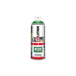 Pintura spray acrilica evolution brillo 520 cc ral 6029 verde menta pintyplus
