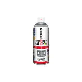 Pintura spray acrilica evolution brillo 520 cc ral 7011 gris hierro pintyplus