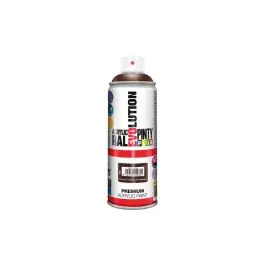 Pintura spray acrilica evolution brillo 520 cc ral 8017 chocolate pintyplus