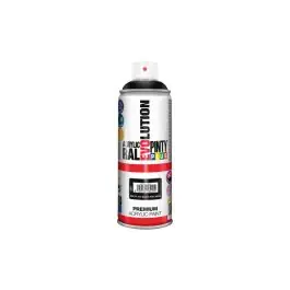 Pintura spray acrilica evolution mate 520 cc ral 9005 negro intenso pintyplus