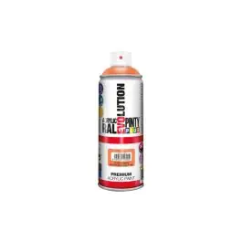 Pintura spray acrilica evolution fluorescente 520 cc f143 naranja pintyplus