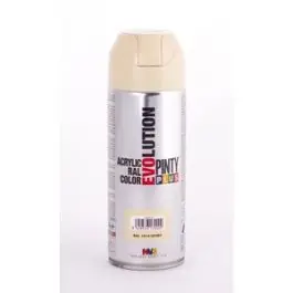 Pintura spray acrilica evolution brillo 520 cc ral 1015 crema pintyplus