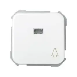 Pulsador luz con luminoso blanco simon 31
