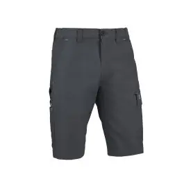 Bermuda multibolsillos 210 gr elastico road gris talla xxl juba
