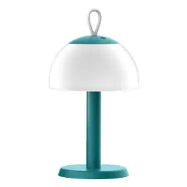 Lampara led portatil recargable 3 en 1 azul 330lm 2700k ip44 ajustable en altura xanlite