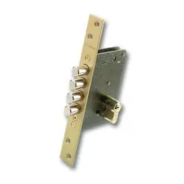 Cerradura seguridad embutir 701b/50 ds15/70d cromo mate ezcurra