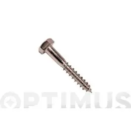 Tornillo barraquero hexagonal din 571 cincado 8 x 60 200 uds hispanox