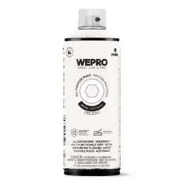 Pintura spray mtn wepro solvent satinado 400 ml blanco iglu montana