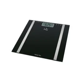 Bascula de baño digital diagnostica 180kg cristal negro jata