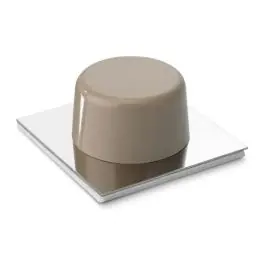 Tope puerta adhesivo beige 2 unidades inofix