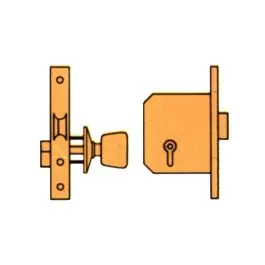Pomo cerradura serie tulipa 3500 entrada 3520/50/cm tesa