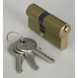 Cilindro lockingline leva larga 45-45 laton, 3 llaves cisa