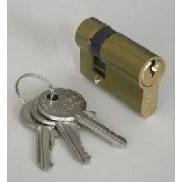 Cilindro lockingline leva larga 40-10 laton, 3 llaves cisa