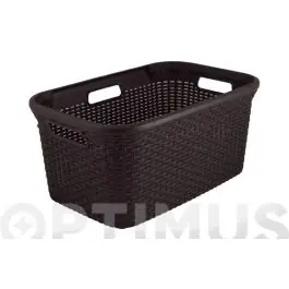 Cesta ropa natural style 45l chocolate curver