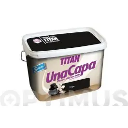 Pintura plastica una capa mate 2,5 l negro titan
