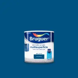 Esmalte acrylic brillante 250 ml azul luminoso bruguer