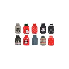 Bolsa agua caliente goma/lana 2 l surtidas dintex