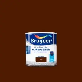 Esmalte acrylic brillante 250 ml pardo bruguer