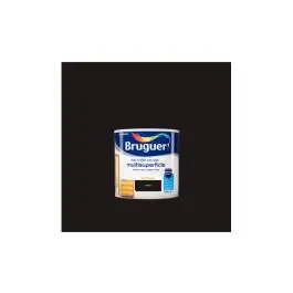 Esmalte acrylic satinado 250 ml negro bruguer