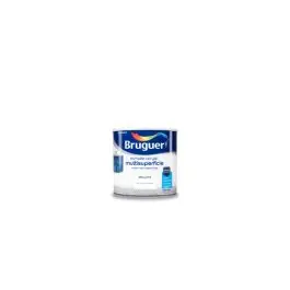 Esmalte acrylic brillante 250 ml blanco permanente bruguer