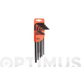 Llave allen bola juego 9 piezas bahco