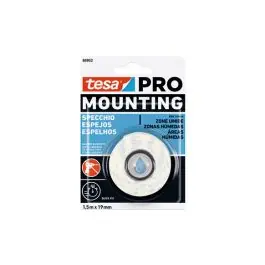 Cinta doble cara mounting pro espejos 1,5 m x 19 mm tesa tape