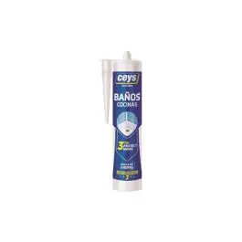 Silicona cocinas y baños 280 ml translucido ceys
