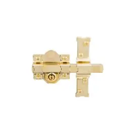 Cerrojo 301l/80 cilindro 50mm dorado fac