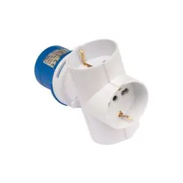Adaptador industrial ip44 2p+t 3base 2p famatel