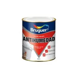 Pintura antihumedad mate 750 ml blanco bruguer