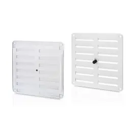 Rejilla vent 170x170mm reg. inofix alu esmaltado blanco 1261