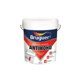 Pintura plastica antimoho mate 4 l blanco bruguer